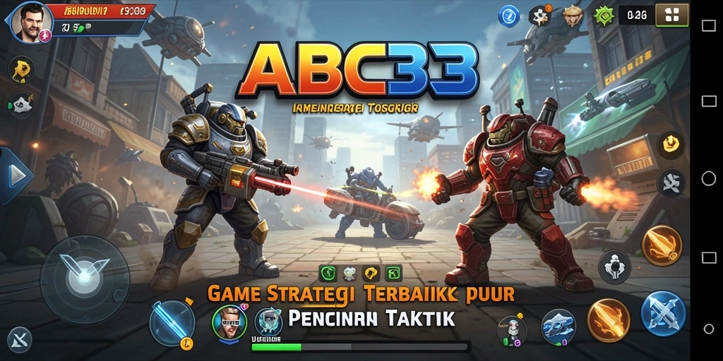Tampilan gameplay strategis yang mendebarkan di ABC33.