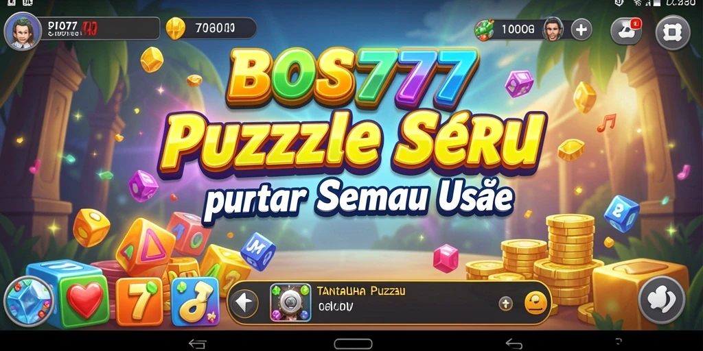 Tampilan gameplay BOS777 dengan berbagai teka-teki menarik.