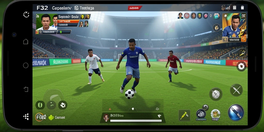 Tampilan gameplay F32 yang menakjubkan dan mendebarkan.