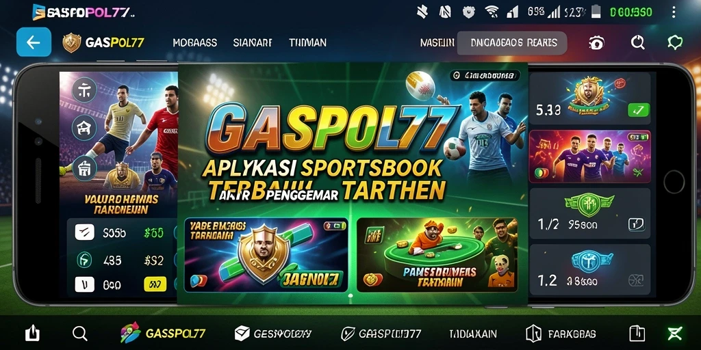 Tampilan antarmuka pengguna GASPOL77 yang menarik dan fungsional.