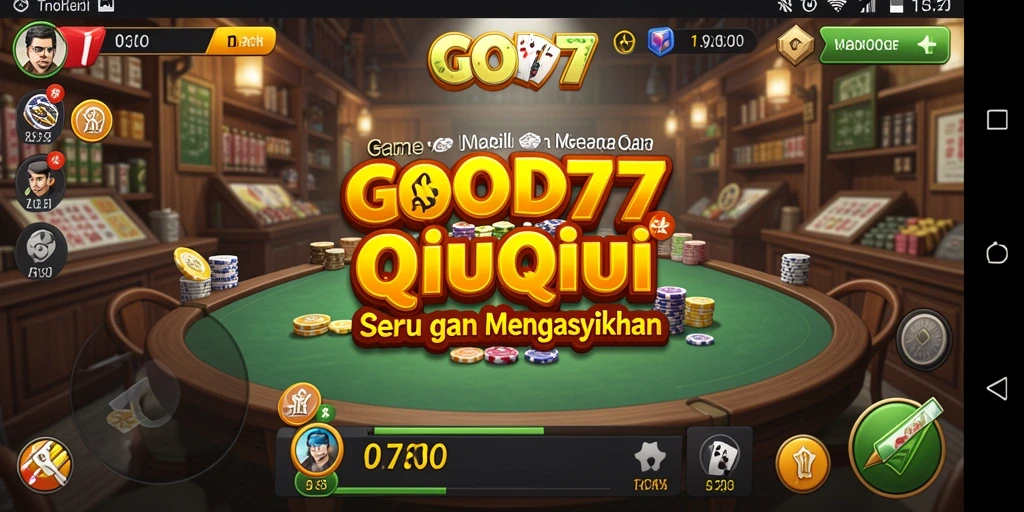 Tampilan gameplay QiuQiu di GOD77 yang menarik.