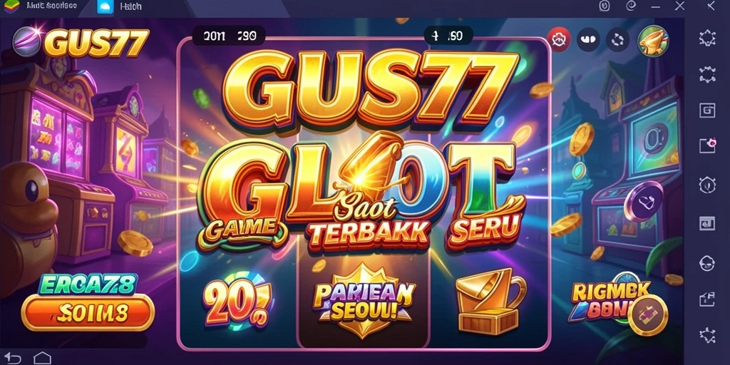 Tampilan gameplay GUS77 yang menakjubkan dan interaktif di game Slot.