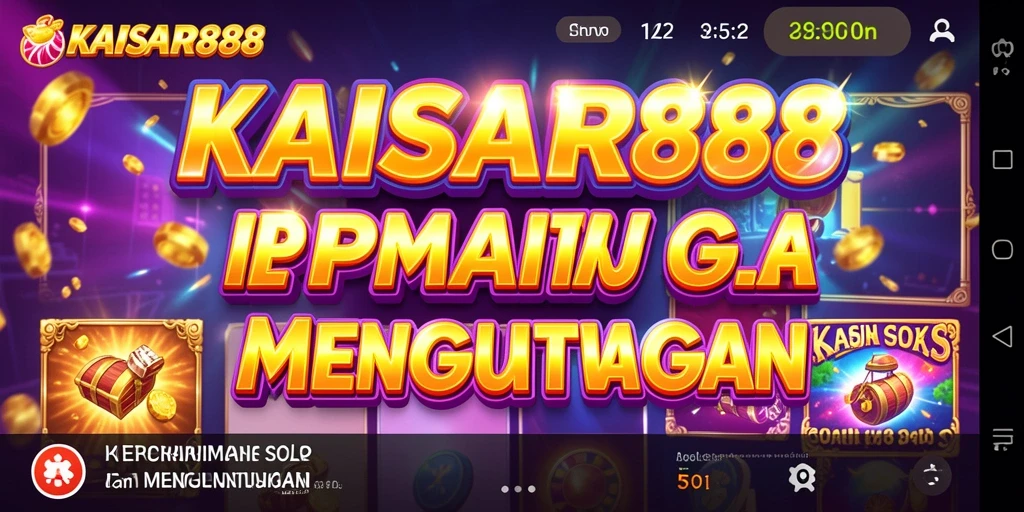 Tampilan gameplay slot KAISAR888 yang menarik dan menghibur.