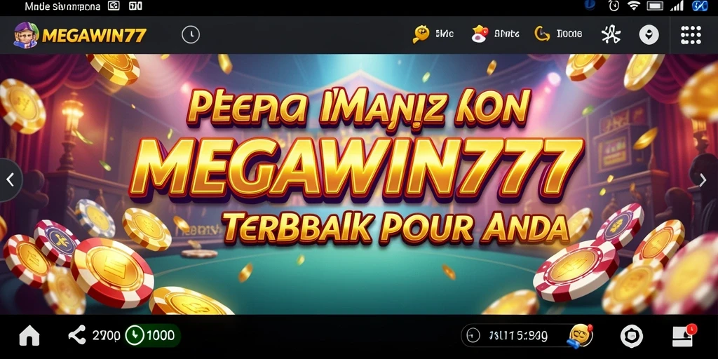 Screenshot MEGAWIN777 menampilkan suasana permainan Kasino yang seru.