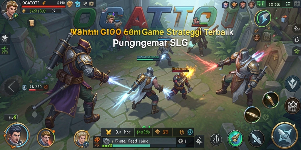 Tangkapan layar gameplay OCATOTO yang menampilkan strategi mendalam.