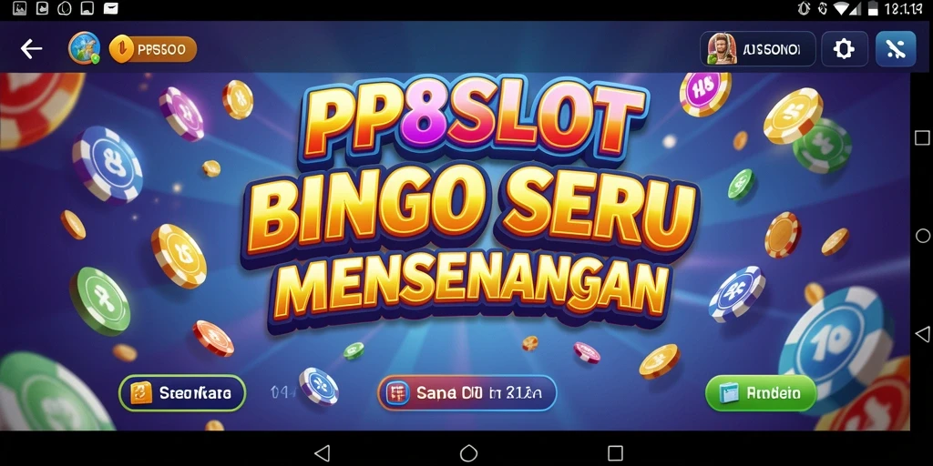 Tampilan gameplay Bingo yang seru dan interaktif di PP8SLOT.
