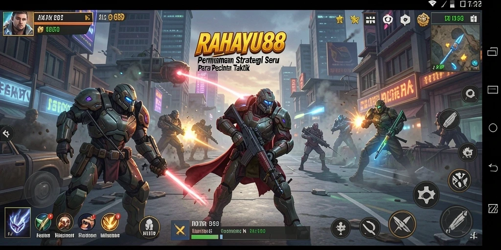 Tampilan menarik dari gameplay strategi RAHAYU88.