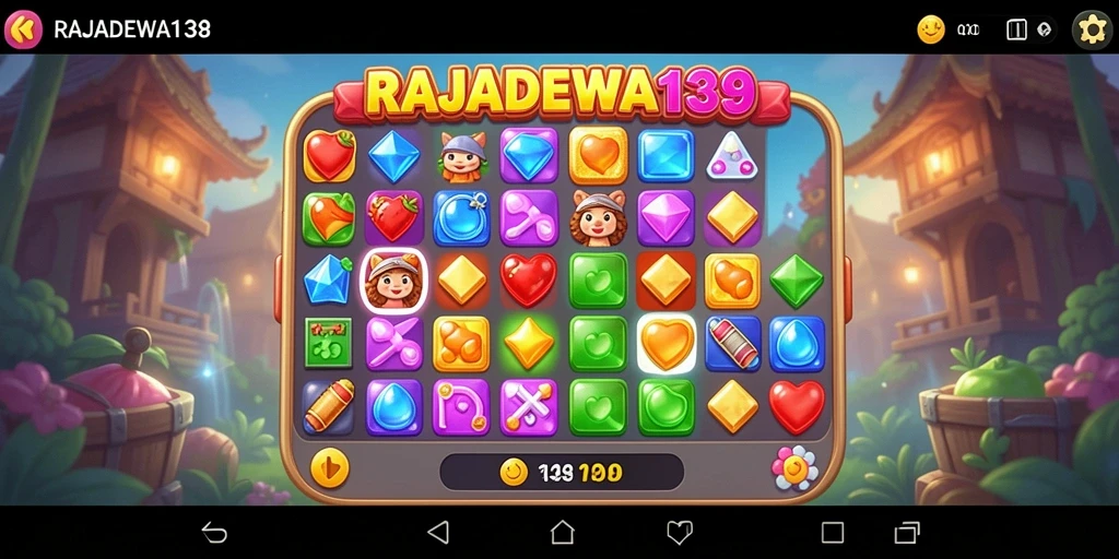 Tampilan gameplay seru dalam RAJADEWA138.
